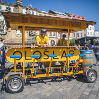 Sváteční poznávací jízdy historickou Olomoucí na OLOŠLAPU